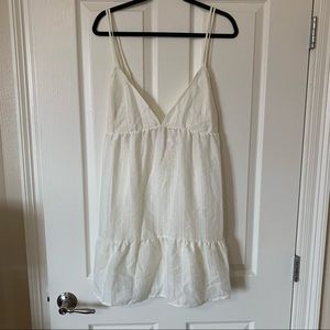 Cream beach coverup dress